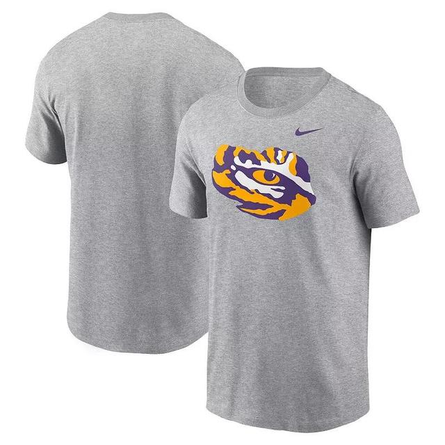 Mens Nike Heather Gray LSU Tigers Primetime Evergreen Alternate Logo T-Shirt Product Image