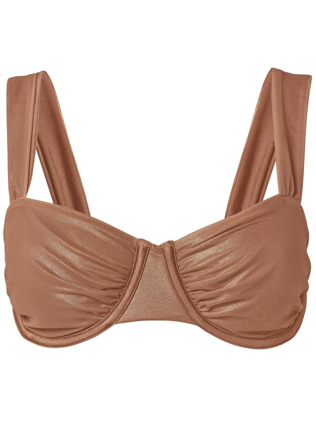 Shimmer Bikini Top - Bronze Babe Product Image