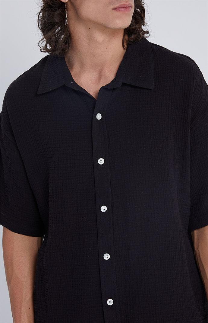 Men's Boxy Button Down Shirt - Product Image