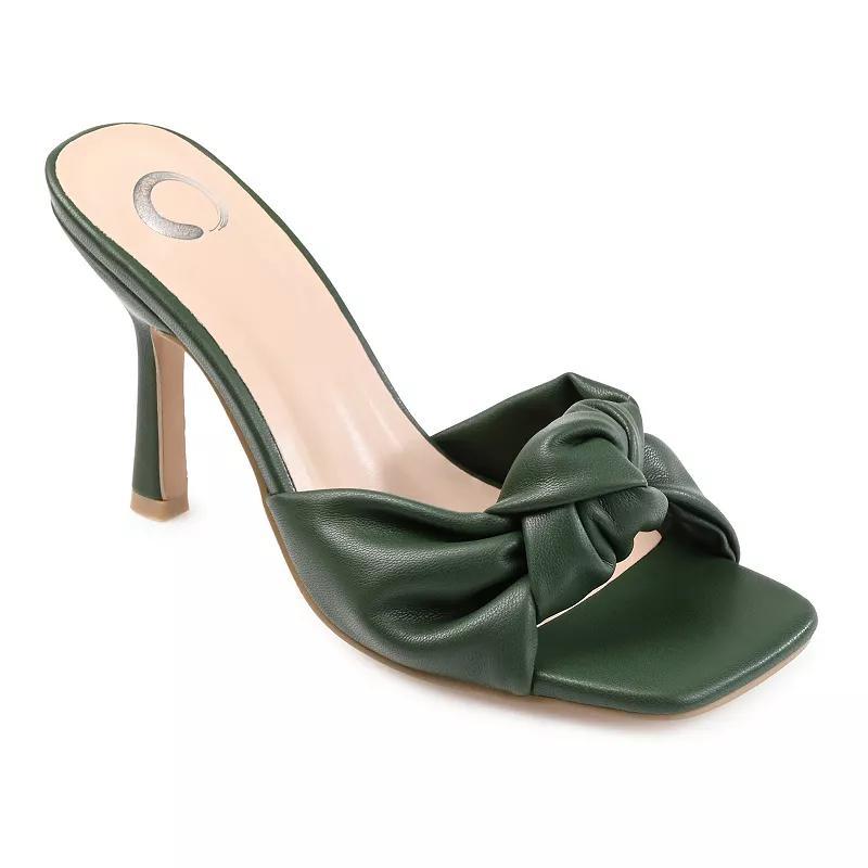 Journee Collection Diorra Womens Dress Sandals Green Product Image