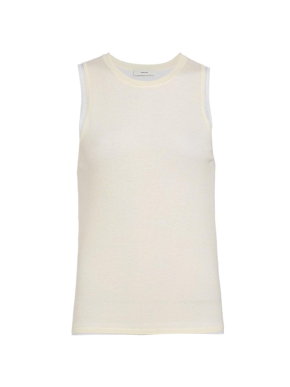 Womens Double Layer Tank Product Image