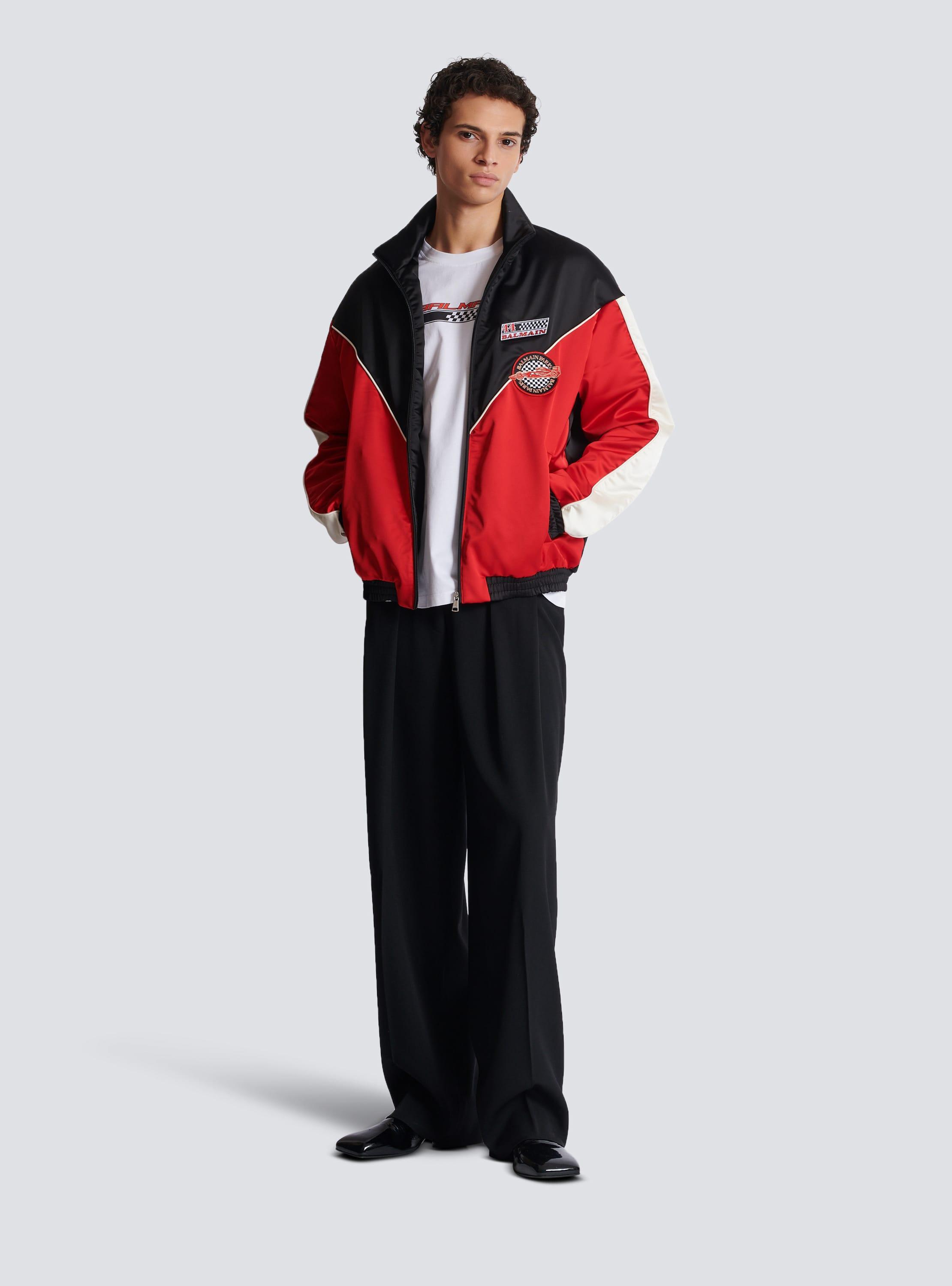 Satin Balmain Racing jacket in three colours Product Image