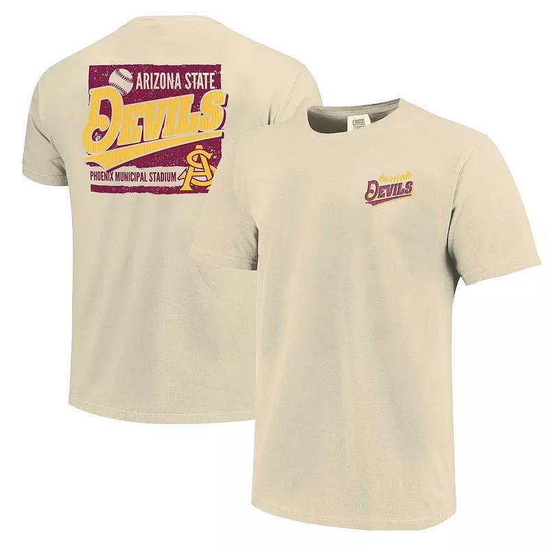 Mens Natural Arizona State Sun Devils Baseball Around The Horn Comfort Colors T-Shirt Product Image