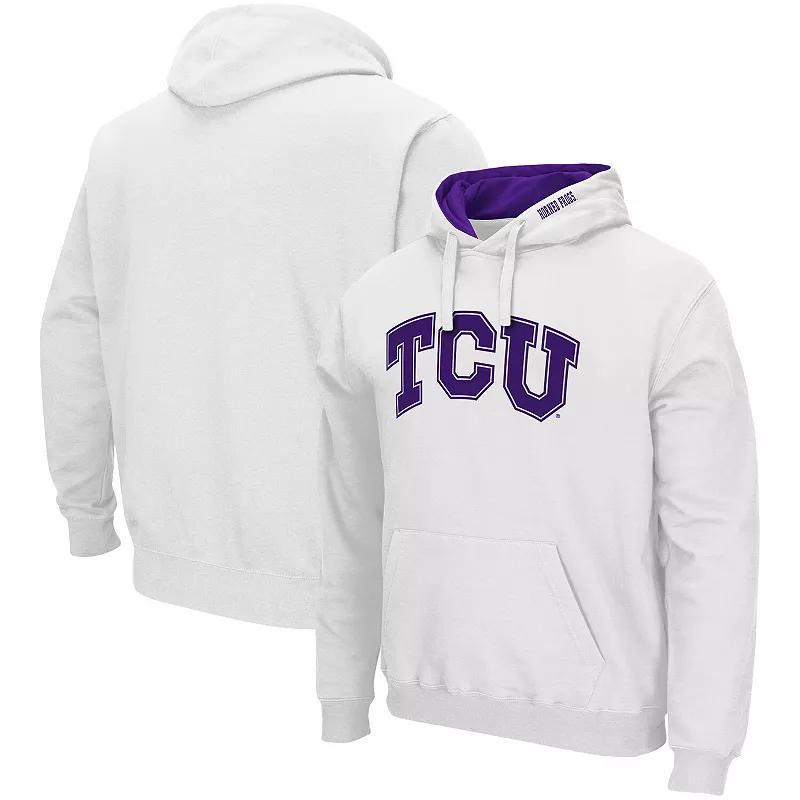 Mens Colosseum Tcu Horned Frogs Arch and Logo 3.0 Pullover Hoodie Product Image