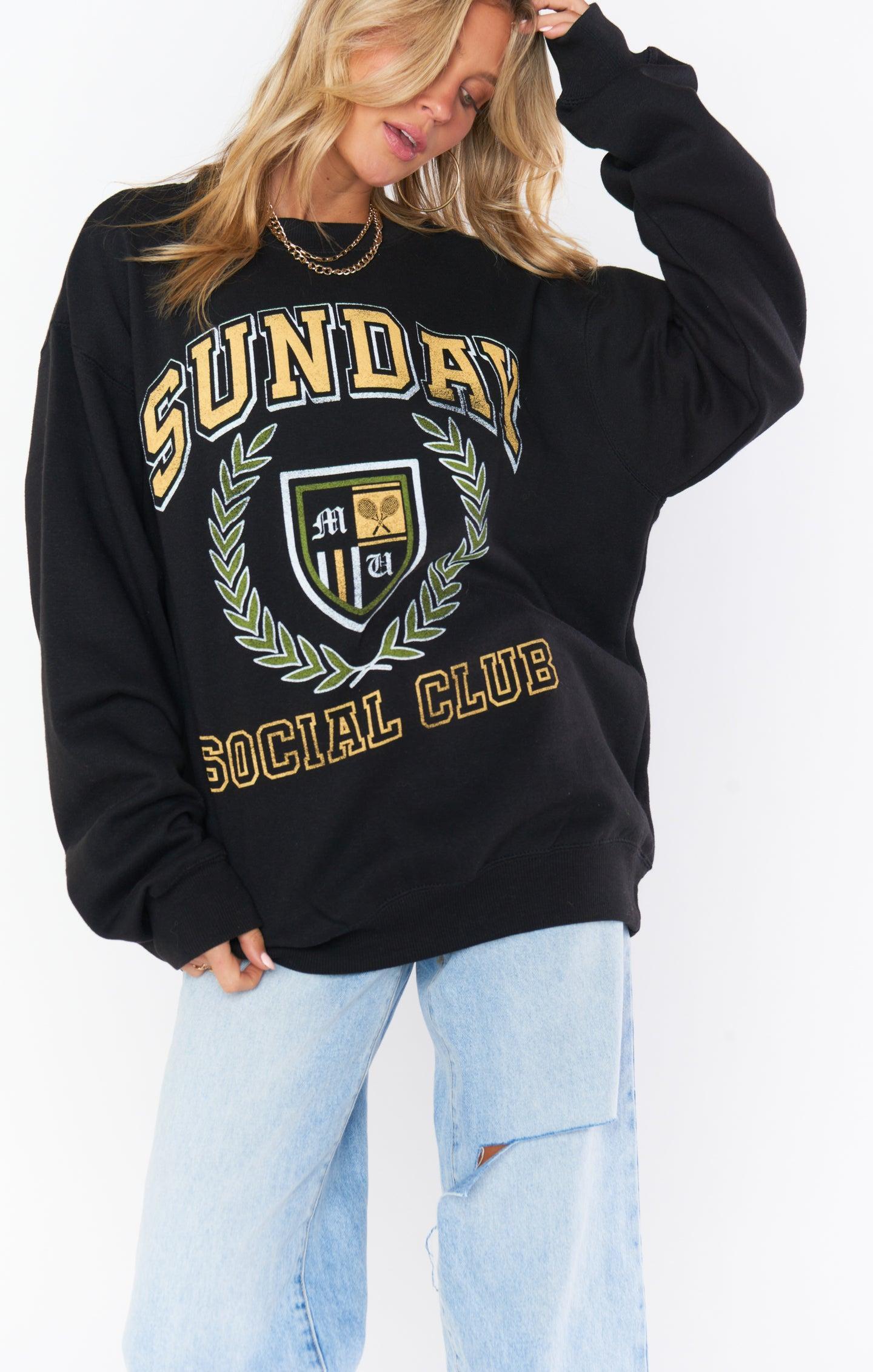 Stanley Sweatshirt ~ Sunday Social Graphic Product Image