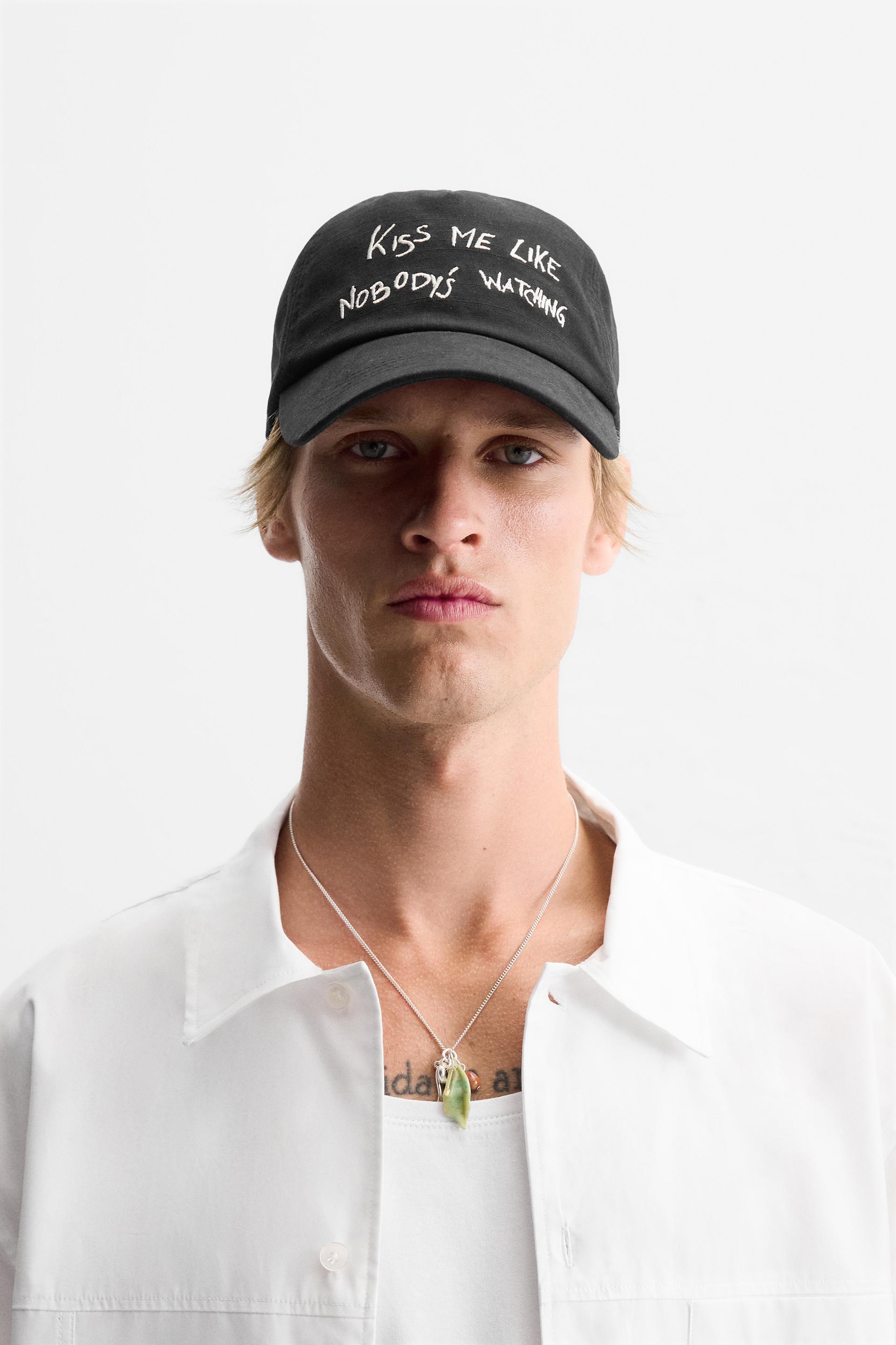 EMBROIDERED TEXT CAP Product Image