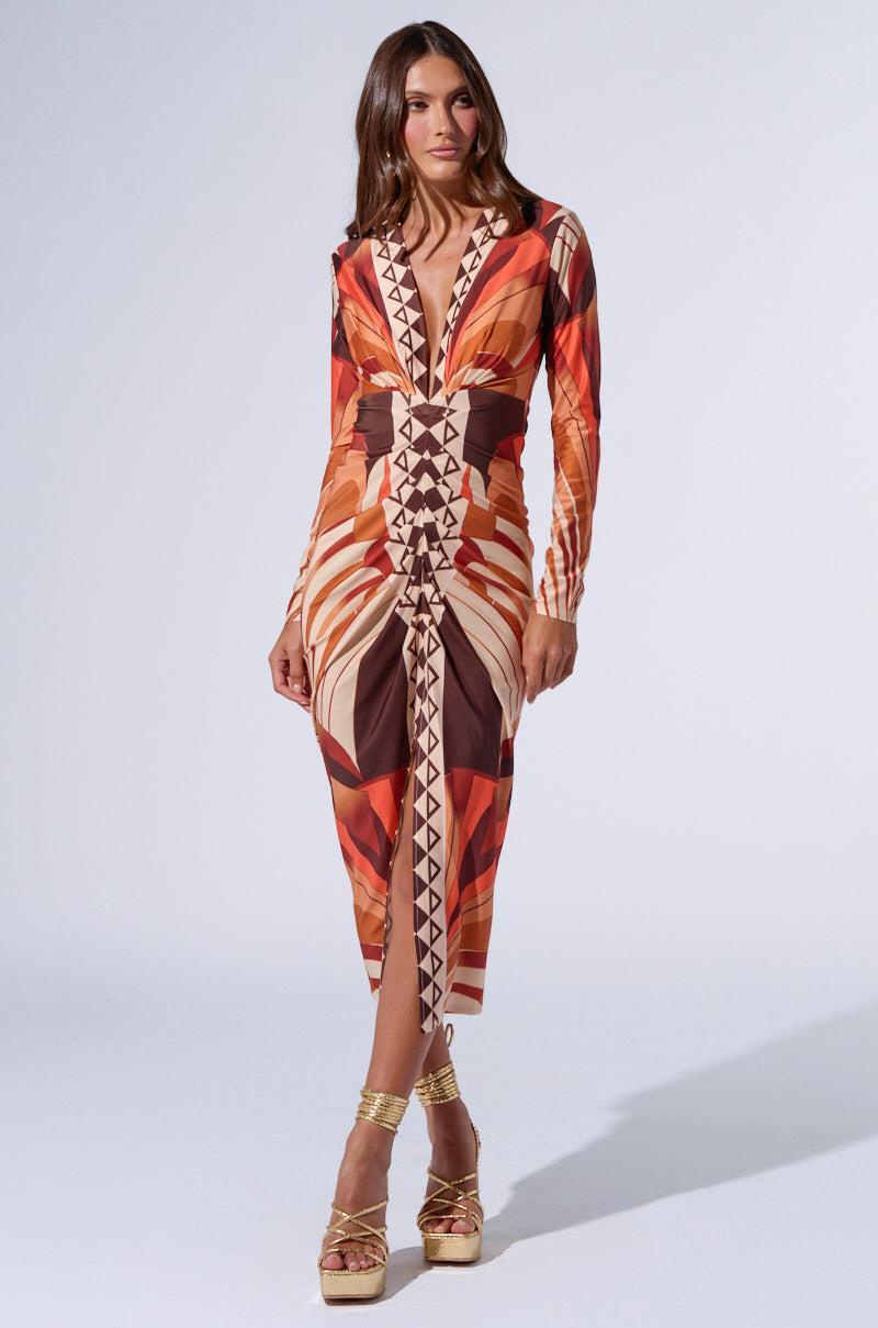 SAY LESS MIDI DRESS Product Image