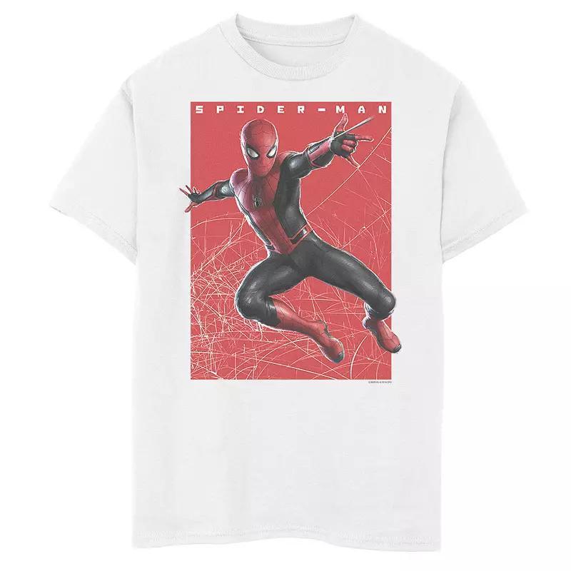 Boys 8-20 Marvel Spider-Man Far From Home Web Swinging Poster Graphic Tee, Boys Product Image