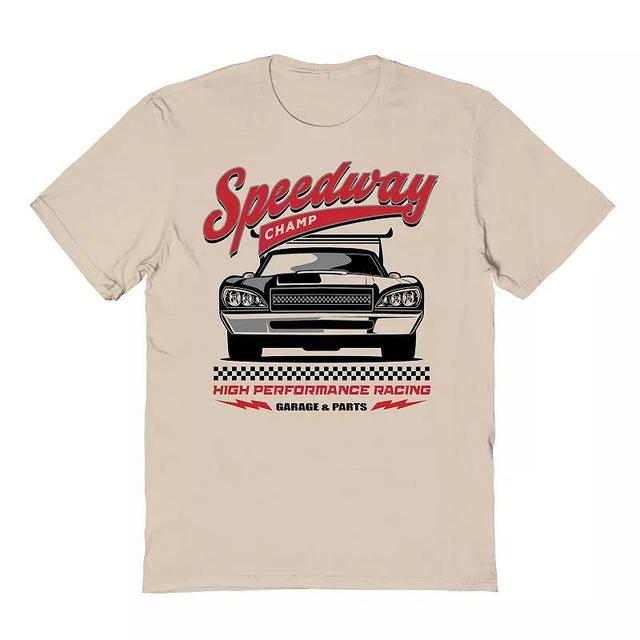 Mens Speedway Champ Graphic Tee Brown Product Image