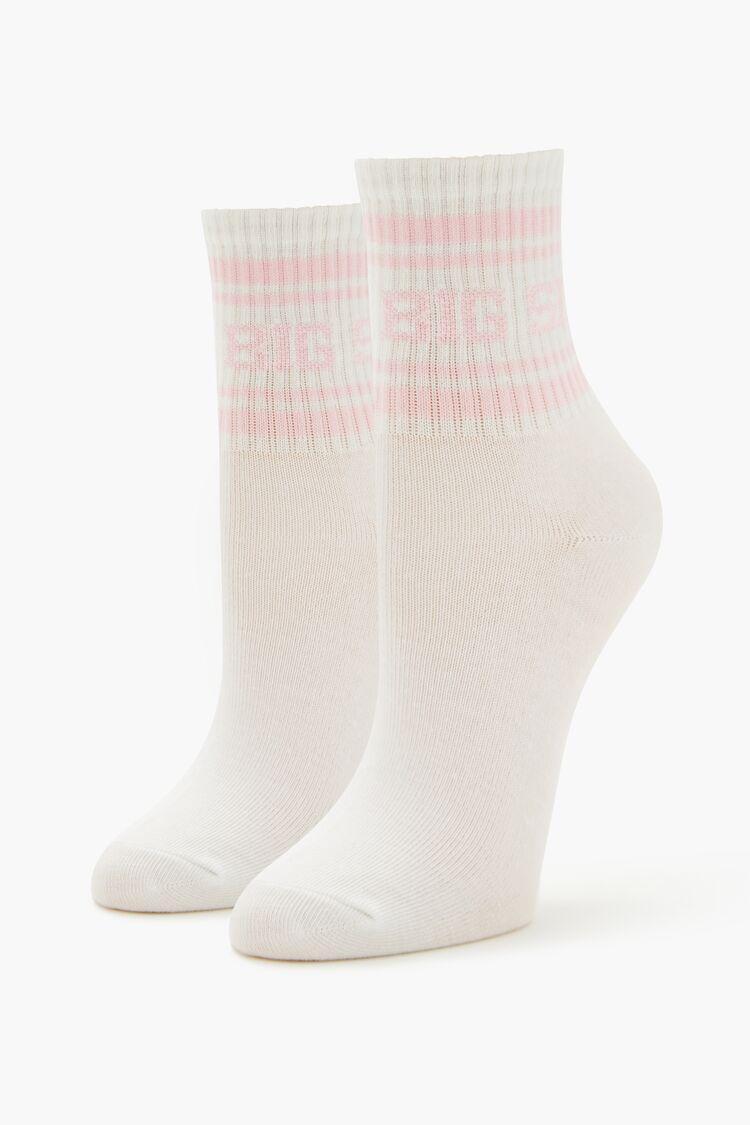 Big Sis Lil Sis Crew Socks Set - 2 pack | Forever 21 Product Image