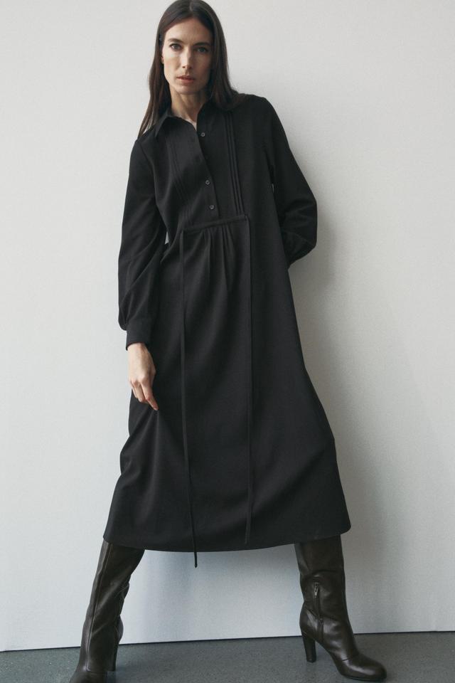 BUTTONED SHIRT DRESS ZW COLLECTION Product Image