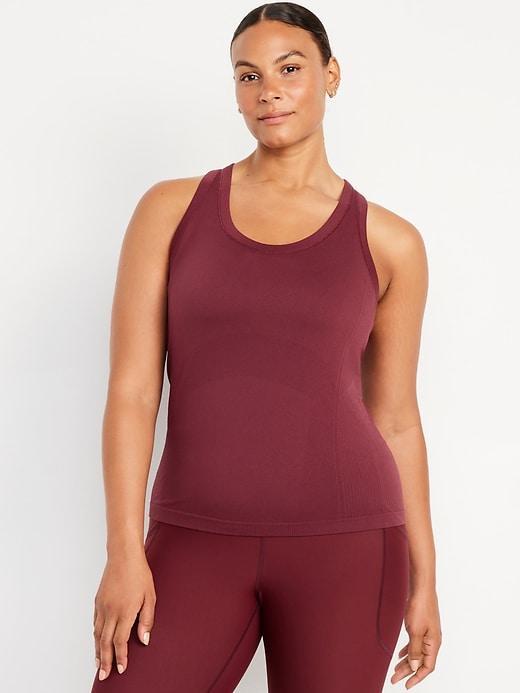 Fitted Seamless Tank Top Product Image