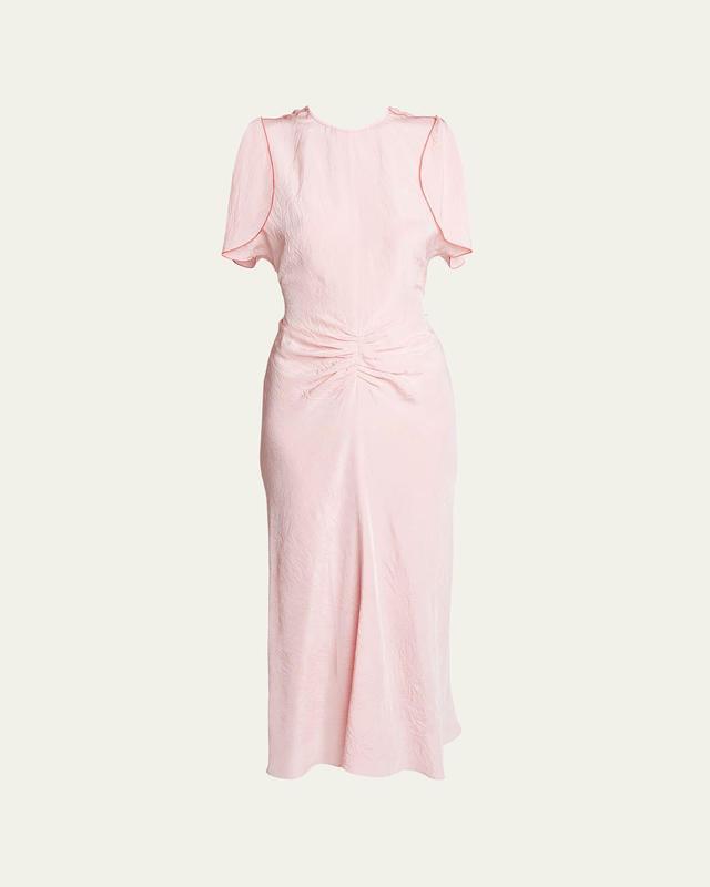 Gathered Waist Midi Dress Product Image