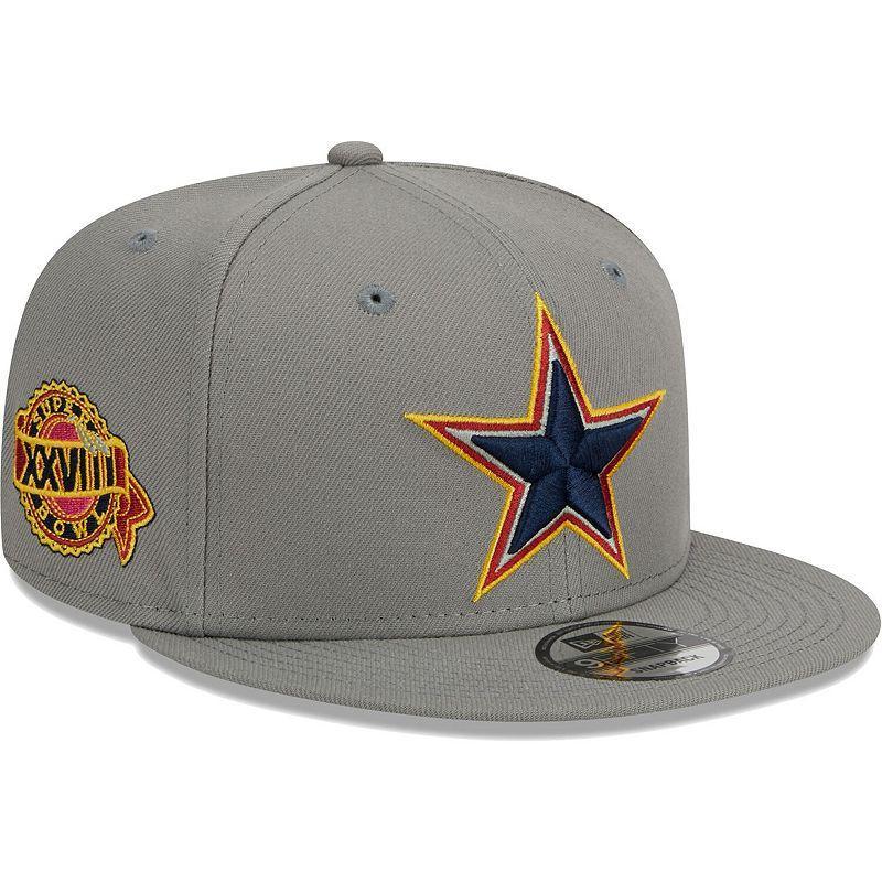 Mens New Era Gray Dallas Cowboys Color Pack 9FIFTY Snapback Hat Product Image