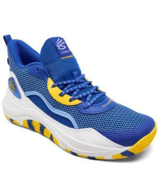 Under Armour Mens Curry 3Z 24 Basketball Sneakers from Finish Line - Blue Product Image