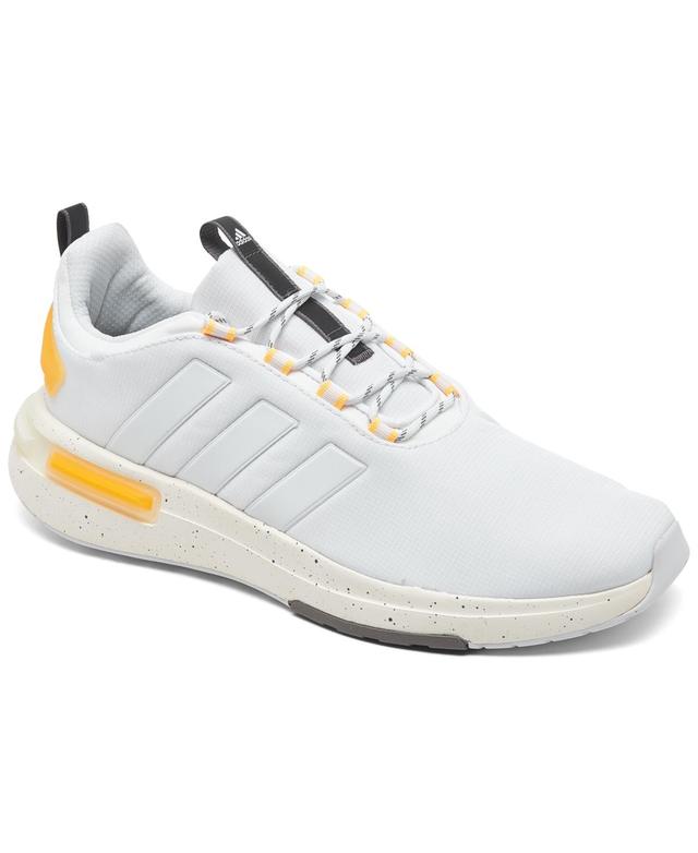 adidas Mens Racer TR23 Running Sneakers from Finish Line - White Product Image