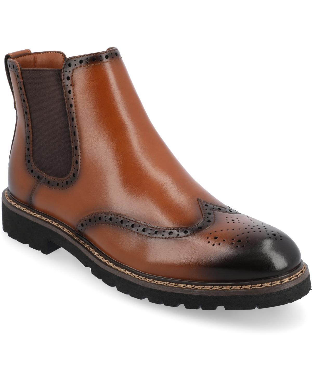 Vance Co. Hogan Tru Comfort Foam Mens Wingtip Chelsea Boots Product Image