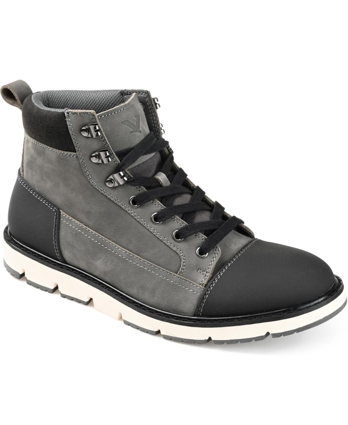 Territory Titan 2.0 Mens Leather Ankle Boots Grey Product Image