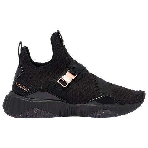 PUMA Womens Defy Mid - Shoes Black/Black Product Image