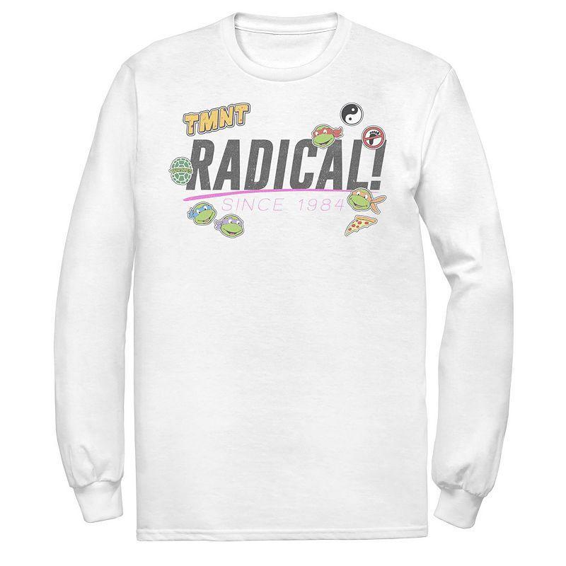 Mens Ninja Turtles Radical! Patch Collage Long Sleeve Tee Product Image