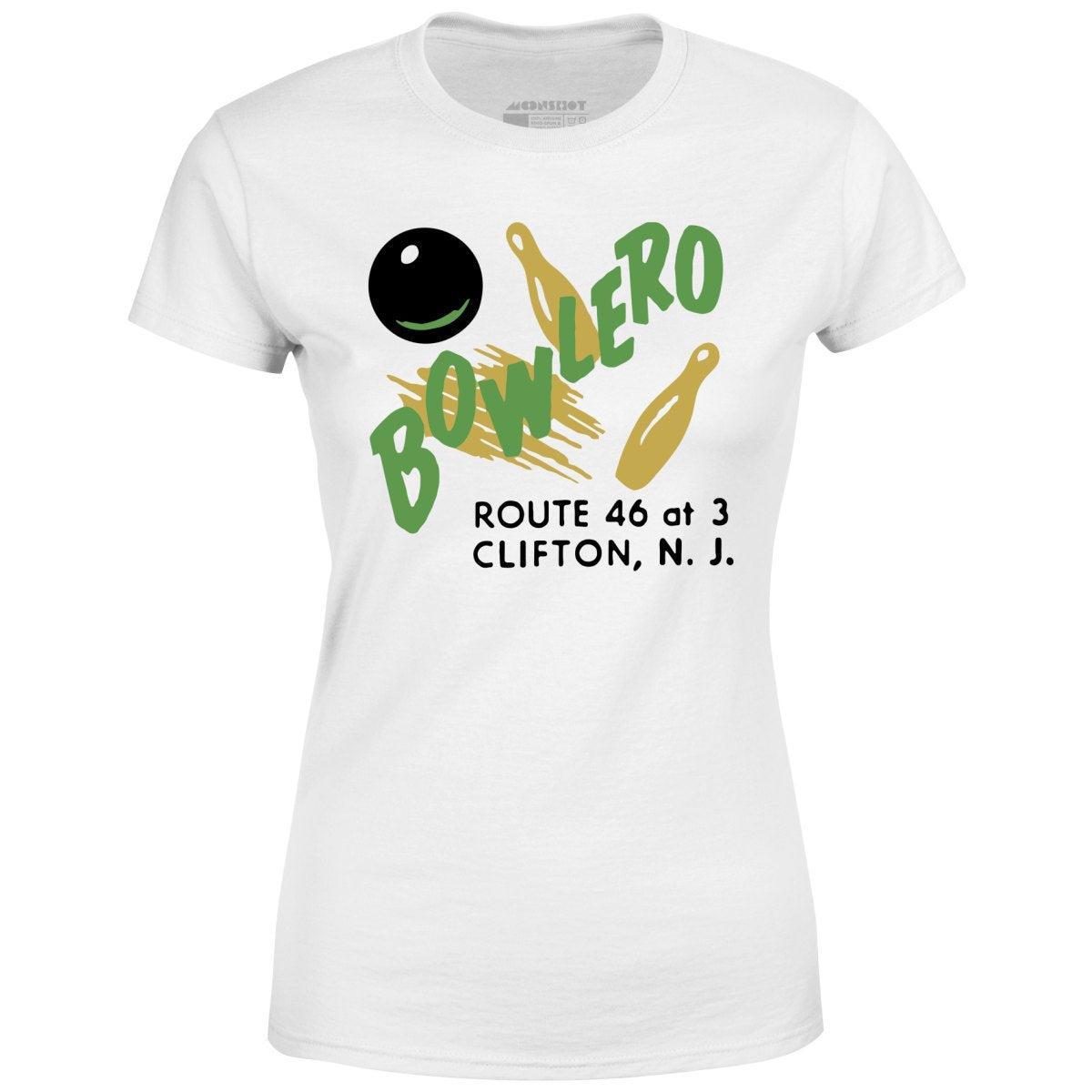 Bowlero - Clifton, NJ - Vintage Bowling Alley - Women's T-Shirt Female Product Image