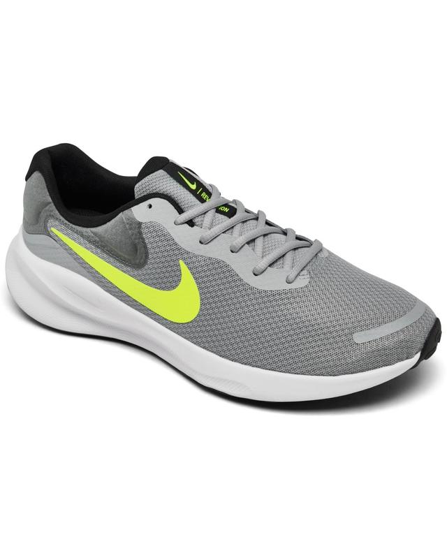 Nike Mens Revolution 7 Running Sneakers from Finish Line - Wolf Gray Product Image