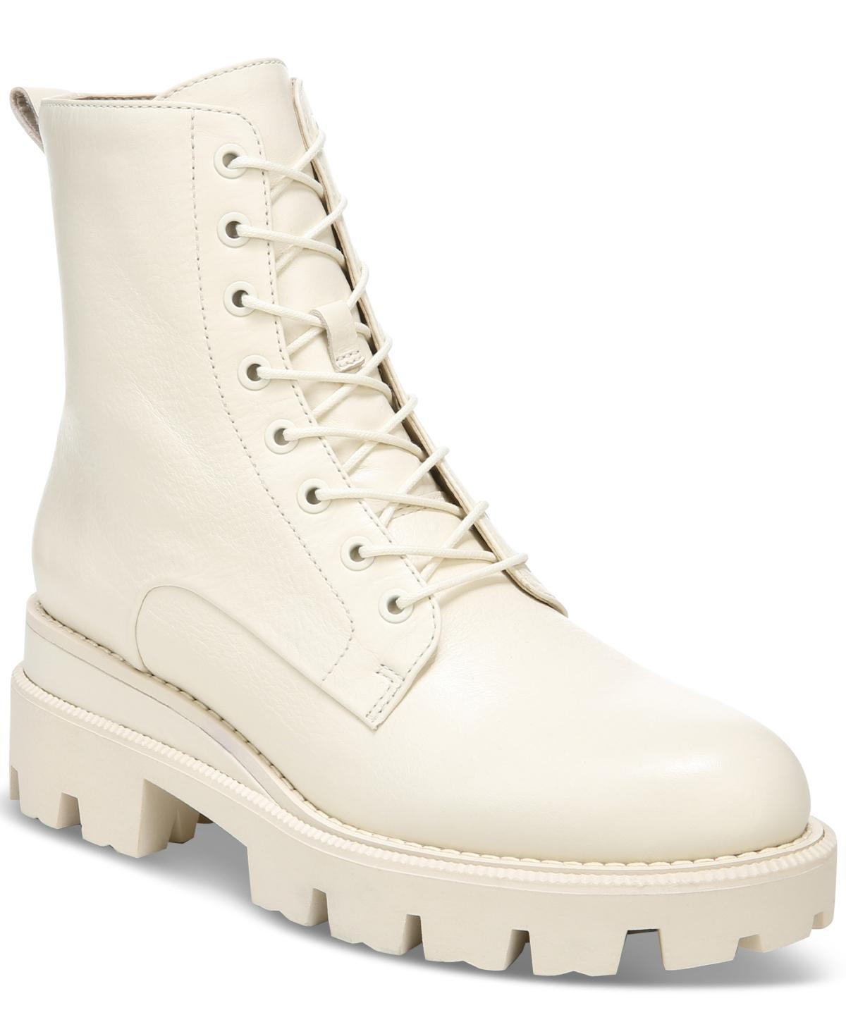 Sam Edelman Garret Platform Combat Boot Modern Ivory Leather Product Image