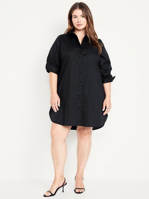 Jean Mini Shirt Dress Product Image