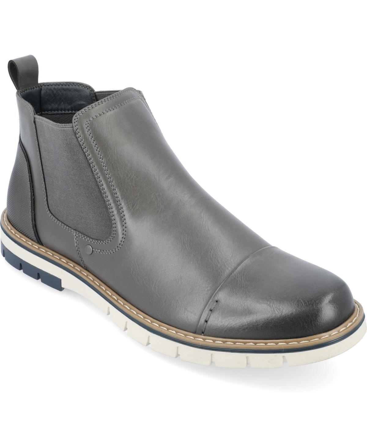 Vance Co. Waylon Mens Pull-On Chelsea Boots Brown Product Image