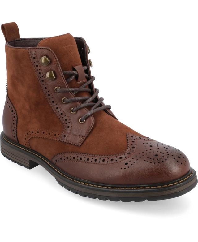 Vance Co. Virgil Mens Tru Comfort Foam Lace-up Ankle Boots Product Image