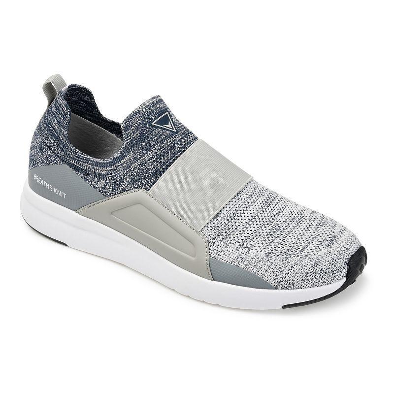 Vance Co. Cannon Mens Knit Slip-On Sneakers Blue Product Image