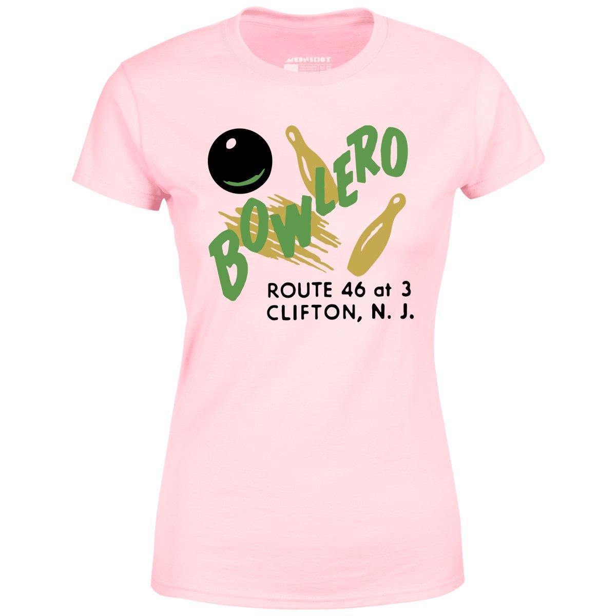 Bowlero - Clifton, NJ - Vintage Bowling Alley - Women's T-Shirt Female Product Image