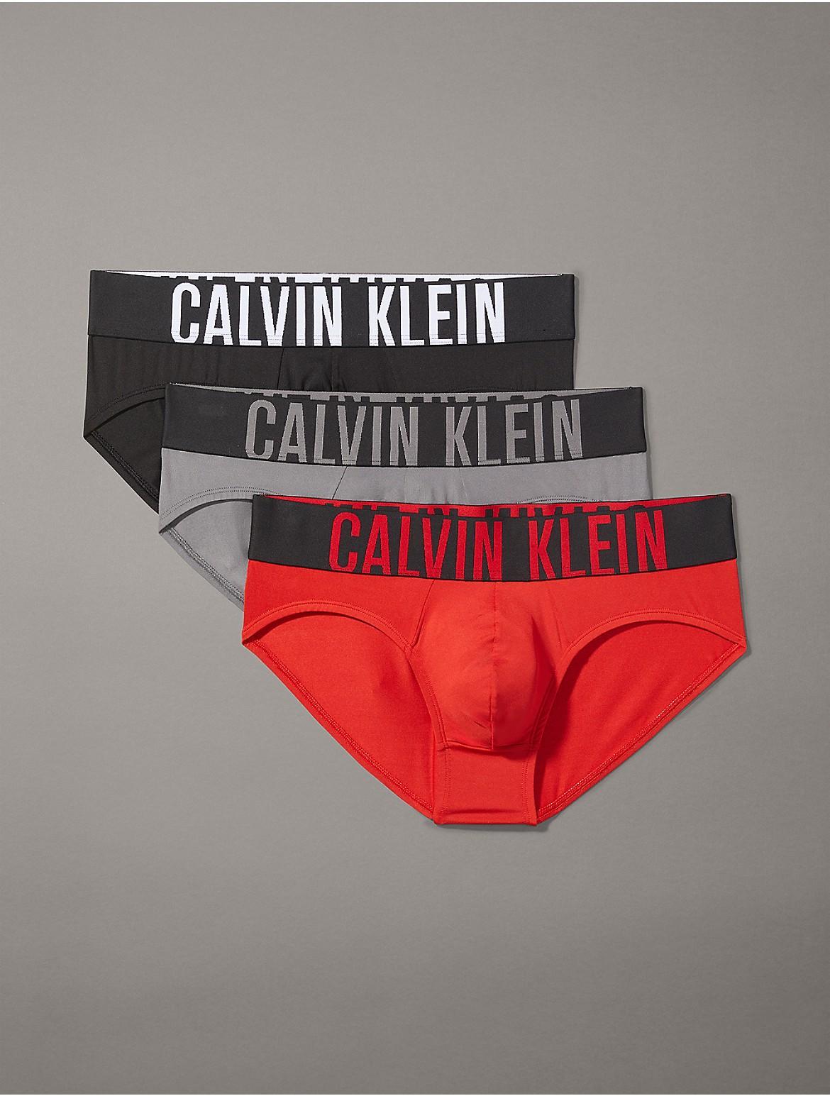 Calvin Klein Mens Intense Power Micro 3-Pack Hip Brief - Multi - M Product Image