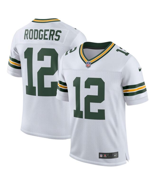 Mens Nike Aaron Rodgers Green Bay Packers Classic Elite Player Jersey Product Image