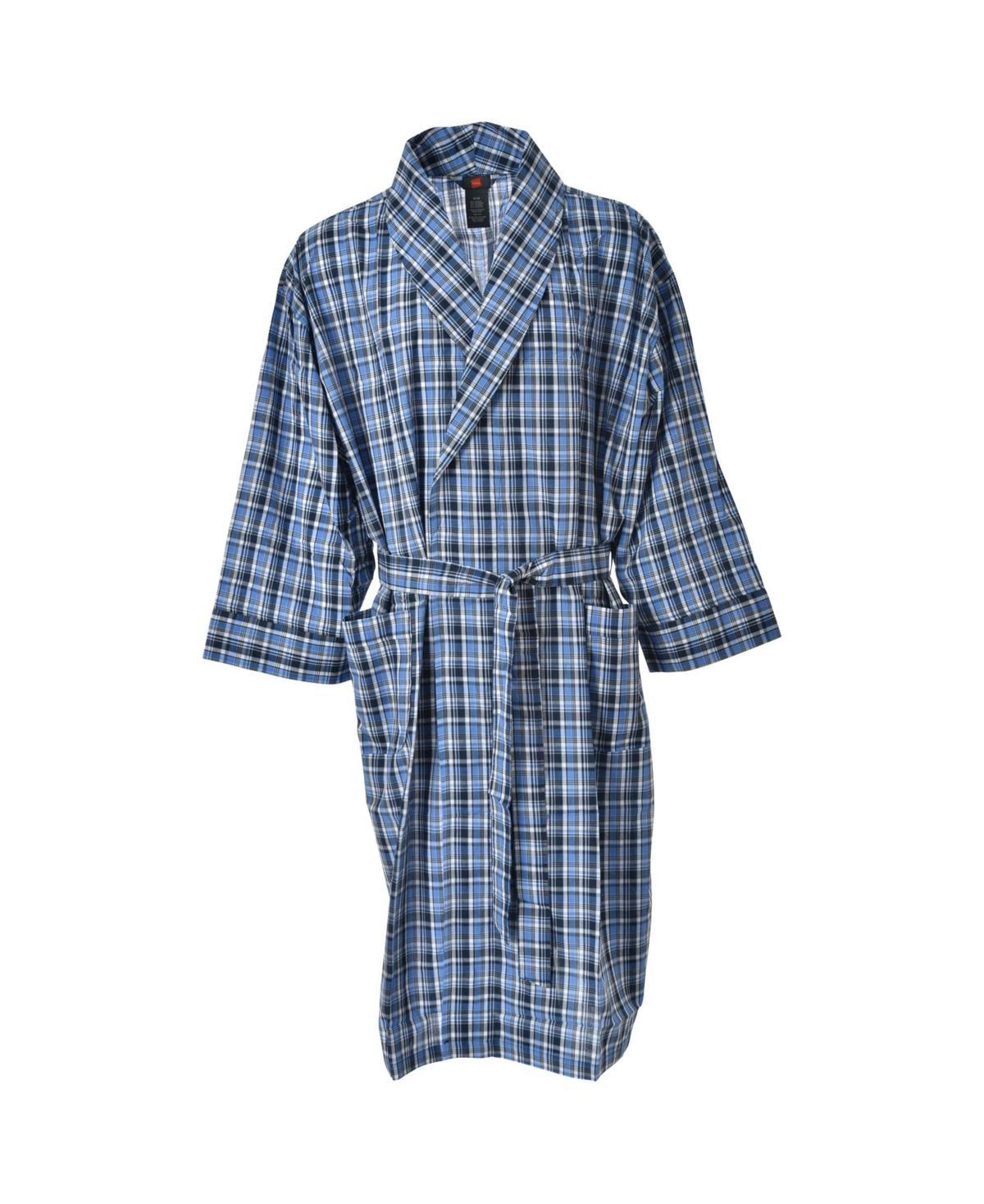 Mens Hanes(R) Ultimate(R) Plaid Woven Robe Product Image