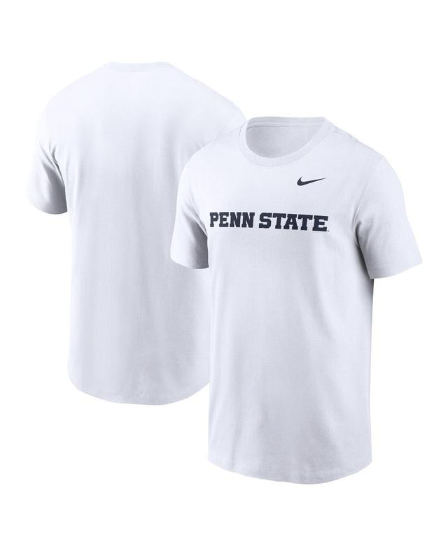 Nike Mens White Penn State Nittany Lions Primetime Evergreen Wordmark T-Shirt Product Image