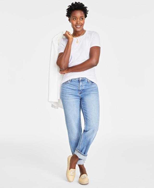 On 34th Womens Short-Sleeve Crewneck Modal T-Shirt, Created for Macys Product Image