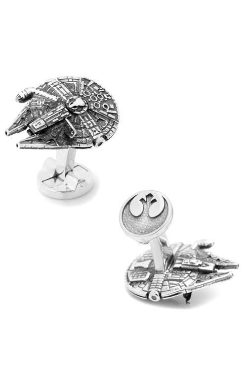 Mens 3D Millennium Falcon Cufflinks Product Image