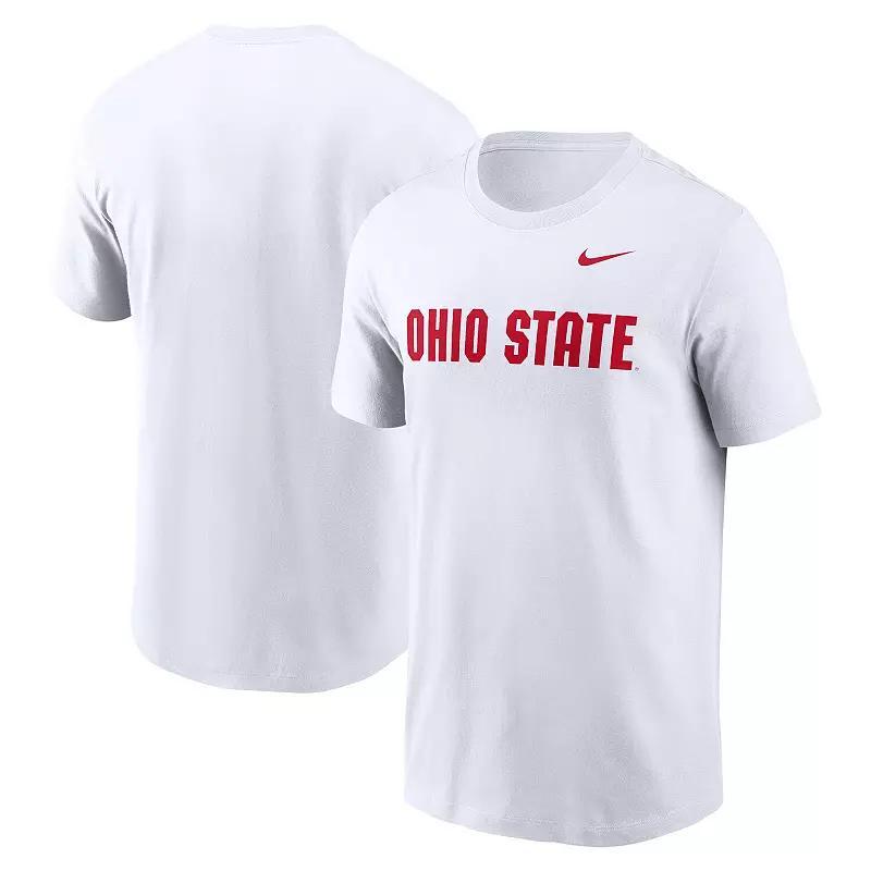 Mens Nike Ohio State Buckeyes Primetime Wordmark T-Shirt Product Image