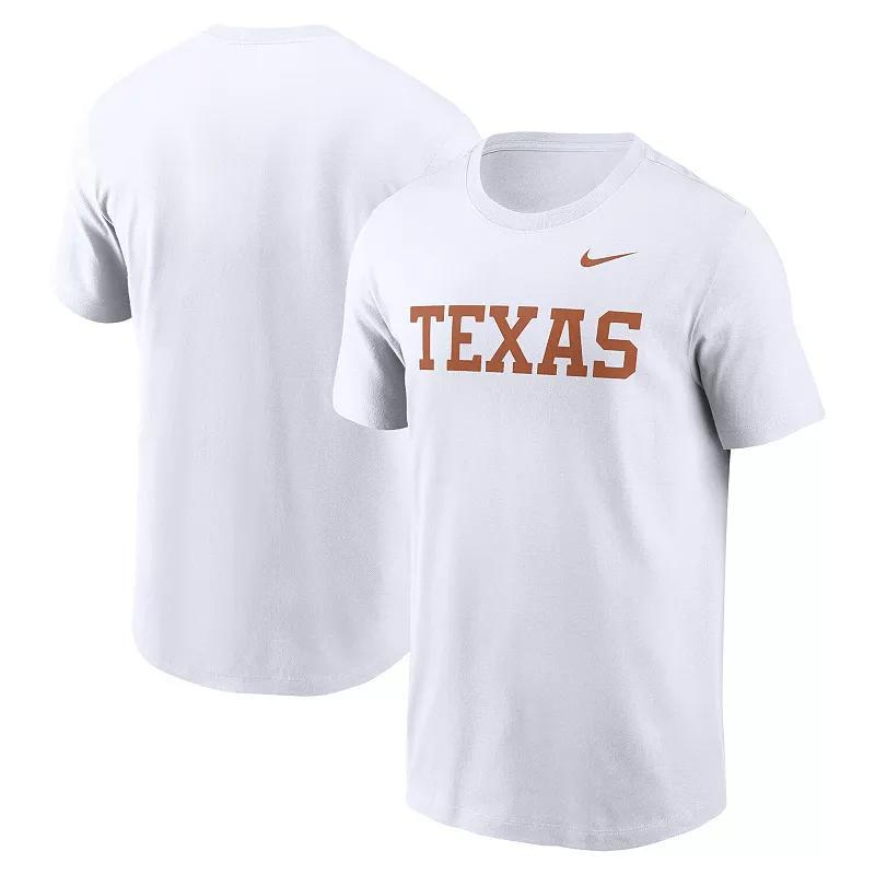 Mens Nike Texas Longhorns Primetime Evergreen Wordmark T-Shirt Product Image