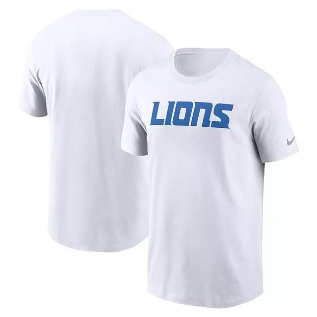 Mens Nike Detroit Lions Primetime Wordmark Essential T-Shirt Product Image