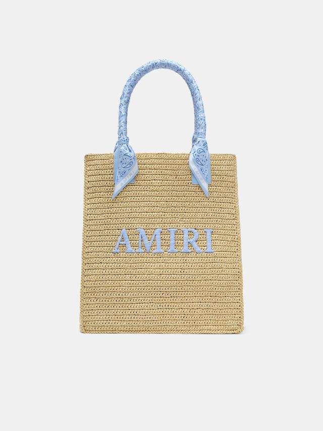 AMIRI RAFFIA TOTE - Blue Male Product Image