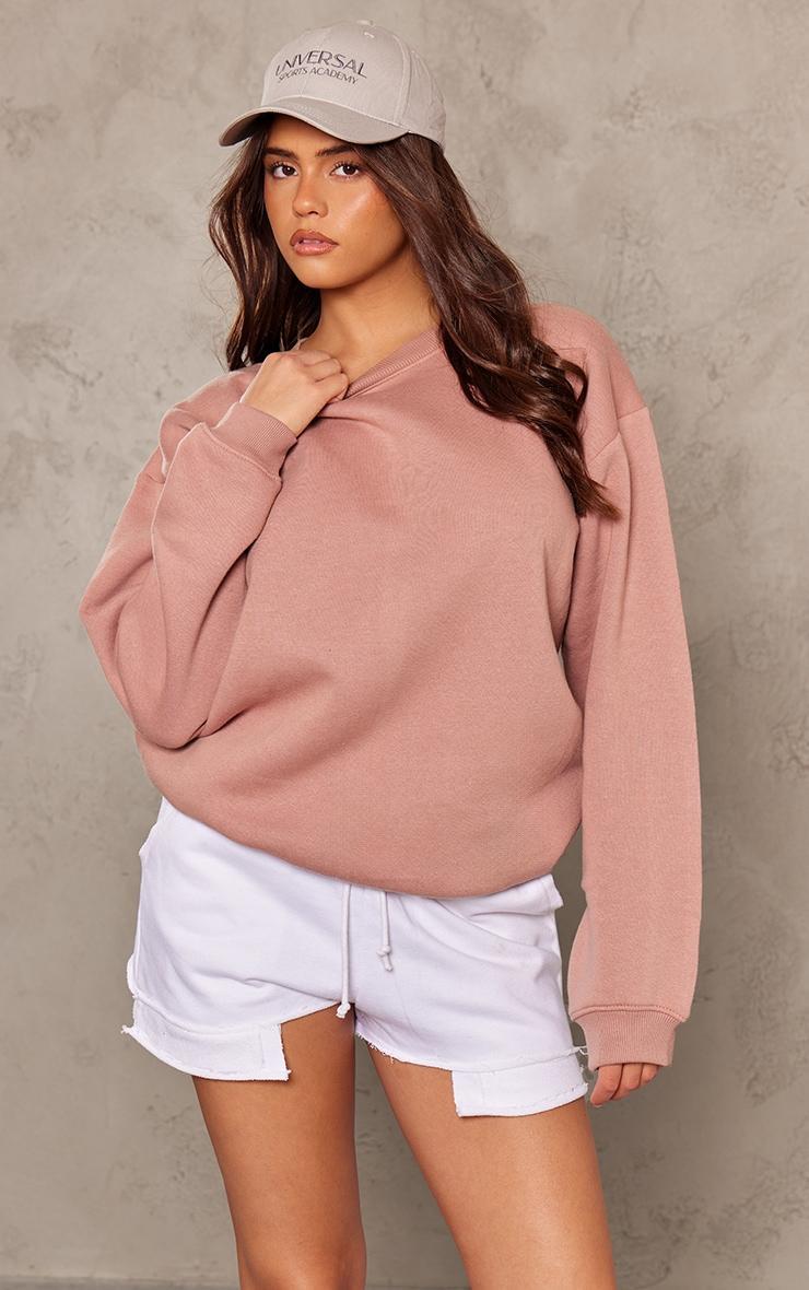 Mushroom Oversized Fit Sweatshirt Product Image