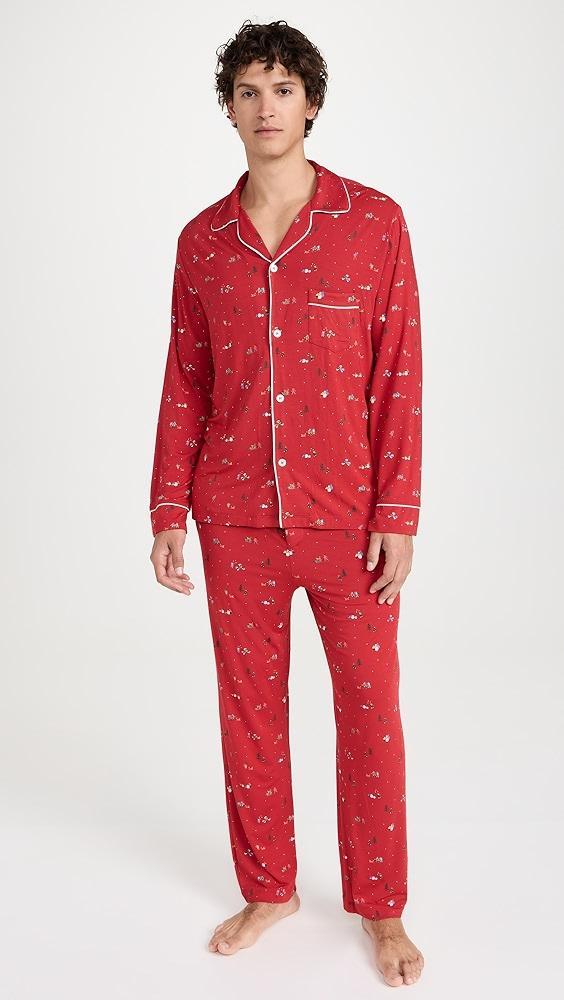 Eberjey William Printed Long PJ Set | Shopbop Product Image