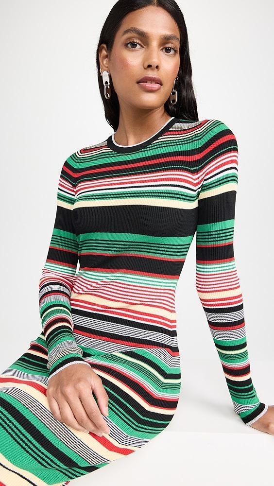 rabanne Striped Dress | Shopbop Product Image