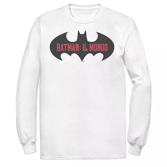 Mens Batman: Il Mondo Bat Logo Tee Product Image