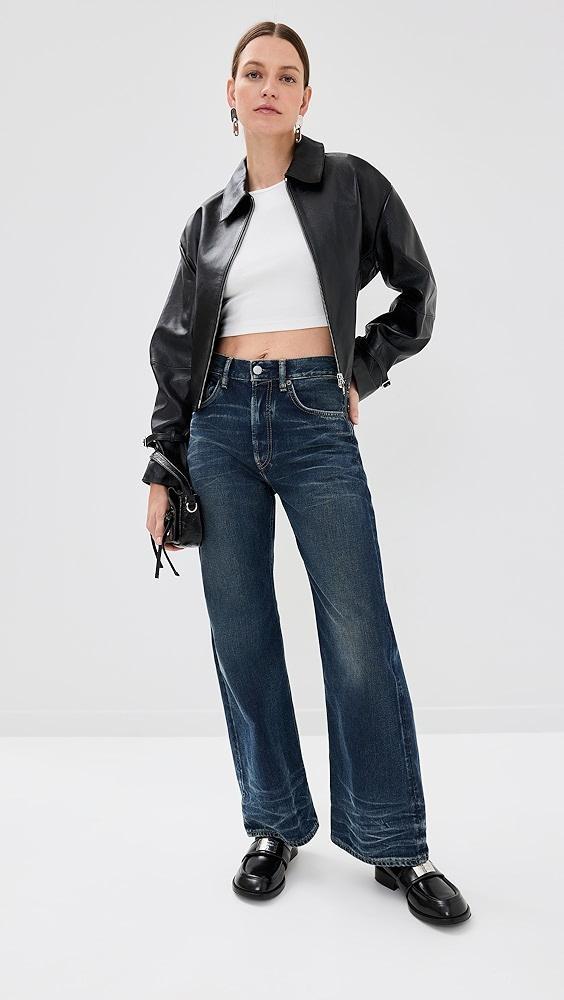 Acne Studios Broadway Denim Jeans | Shopbop Product Image