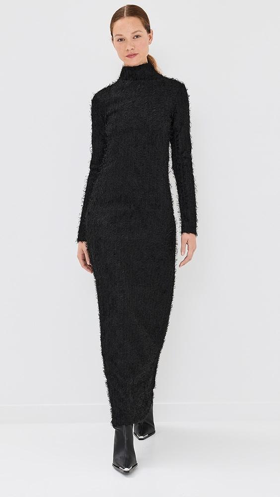 Róhe Textured Lace Turtleneck Dress | Shopbop Product Image