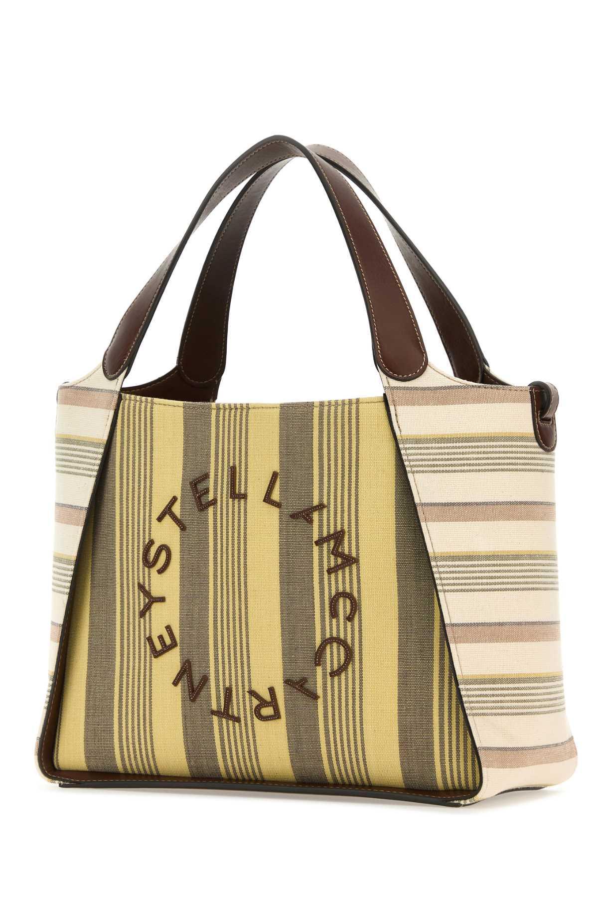 Printed Fabric Stella Logo Handbag In Multicolor Product Image