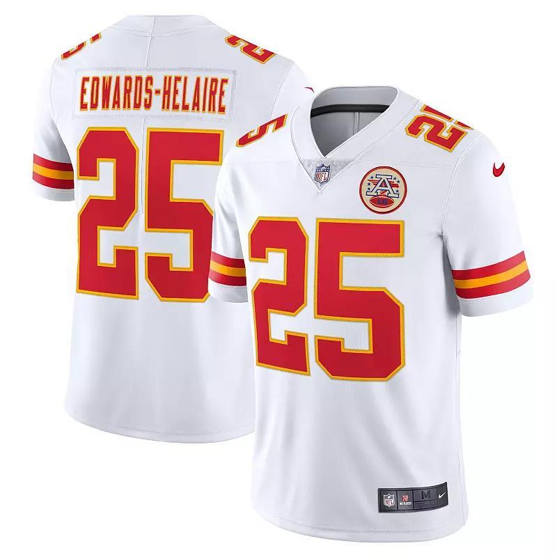 Mens Nike Clyde Edwards-Helaire Kansas City Chiefs Vapor Limited Jersey Product Image